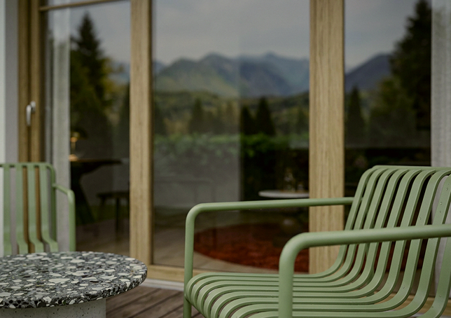 Private balcony